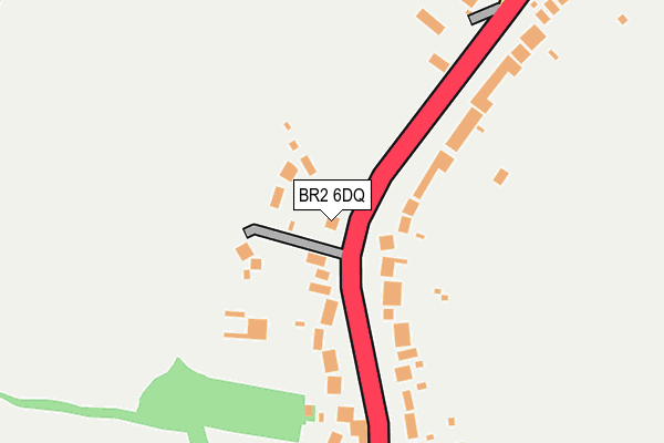Map of KESTON TOLLGATE SERVICE STATION LIMITED at local scale