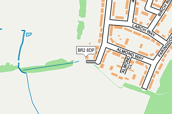 BR2 8DP map - OS OpenMap – Local (Ordnance Survey)