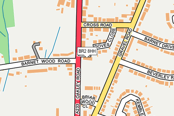 BR2 8HH map - OS OpenMap – Local (Ordnance Survey)