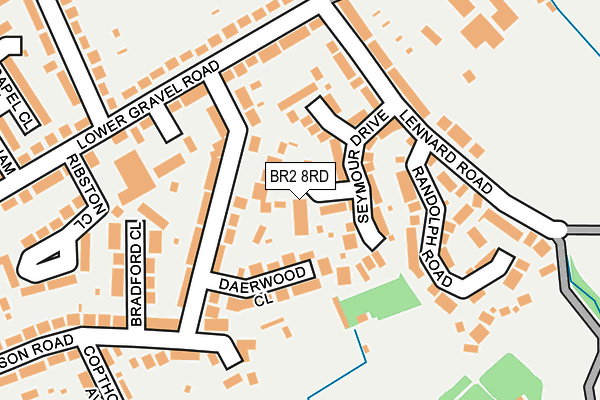 BR2 8RD map - OS OpenMap – Local (Ordnance Survey)