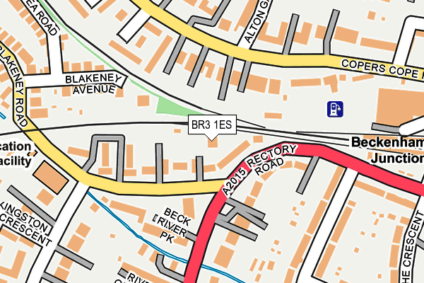 BR3 1ES map - OS OpenMap – Local (Ordnance Survey)