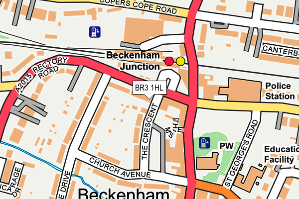 BR3 1HL map - OS OpenMap – Local (Ordnance Survey)
