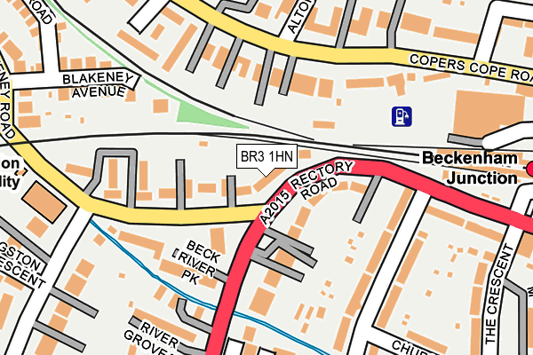 BR3 1HN map - OS OpenMap – Local (Ordnance Survey)