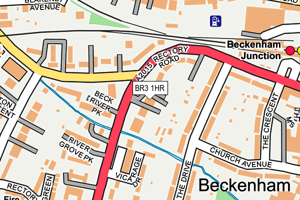 BR3 1HR map - OS OpenMap – Local (Ordnance Survey)