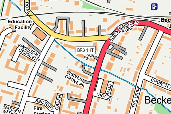 BR3 1HT map - OS OpenMap – Local (Ordnance Survey)
