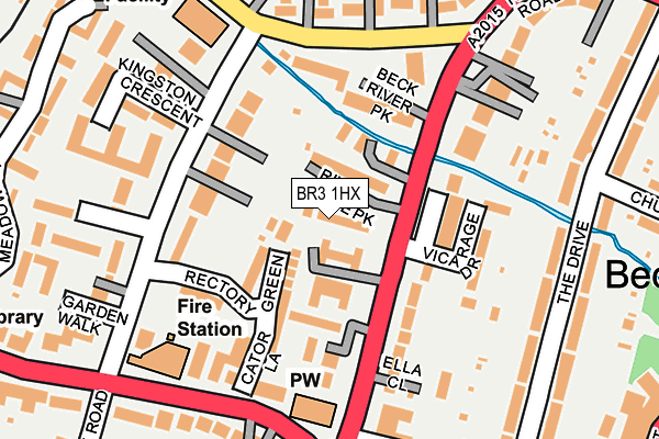 BR3 1HX map - OS OpenMap – Local (Ordnance Survey)