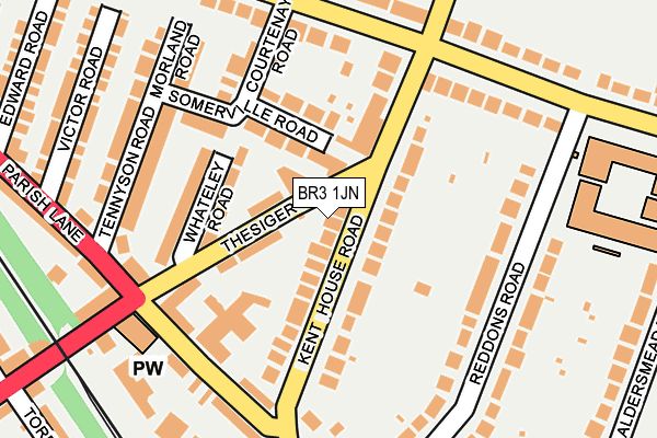 BR3 1JN map - OS OpenMap – Local (Ordnance Survey)
