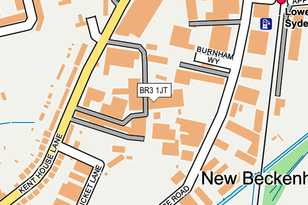 BR3 1JT map - OS OpenMap – Local (Ordnance Survey)