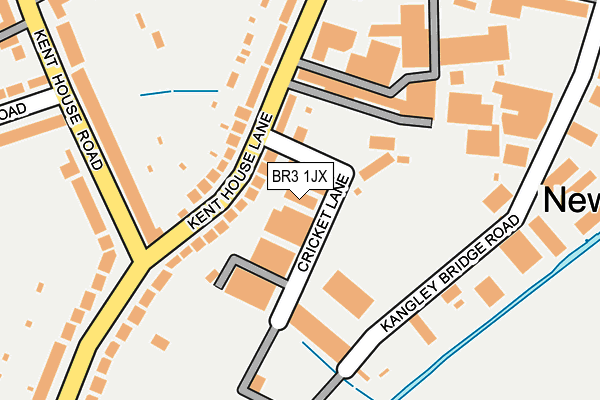 BR3 1JX map - OS OpenMap – Local (Ordnance Survey)