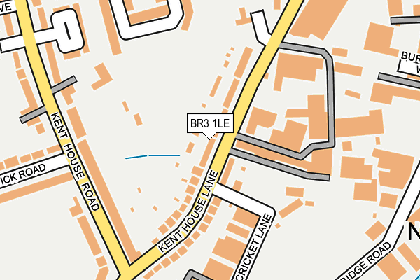 BR3 1LE map - OS OpenMap – Local (Ordnance Survey)