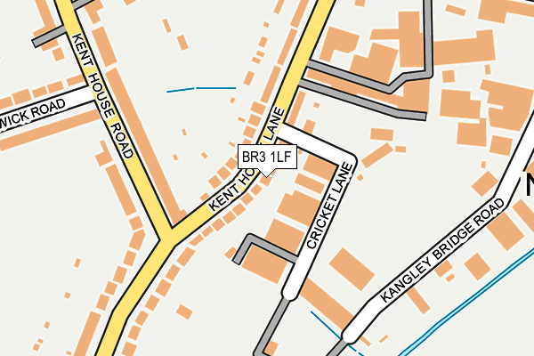 BR3 1LF map - OS OpenMap – Local (Ordnance Survey)