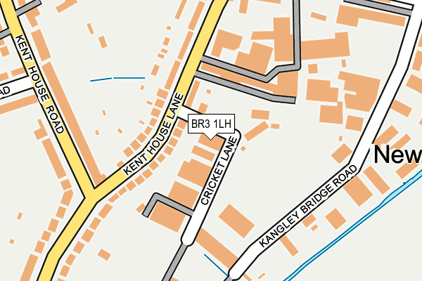 BR3 1LH map - OS OpenMap – Local (Ordnance Survey)