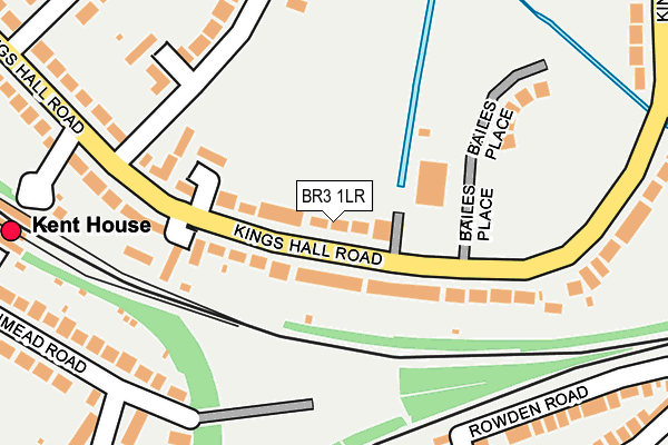BR3 1LR map - OS OpenMap – Local (Ordnance Survey)