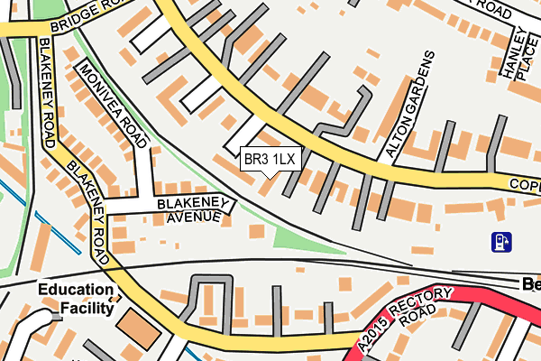 BR3 1LX map - OS OpenMap – Local (Ordnance Survey)