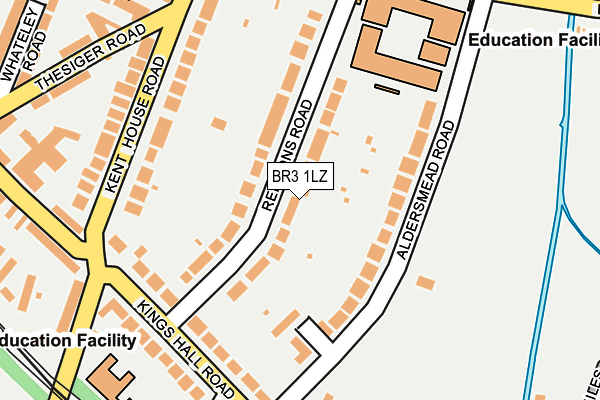 BR3 1LZ map - OS OpenMap – Local (Ordnance Survey)