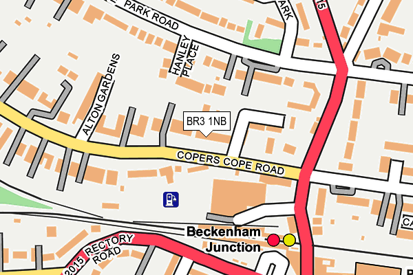 BR3 1NB map - OS OpenMap – Local (Ordnance Survey)