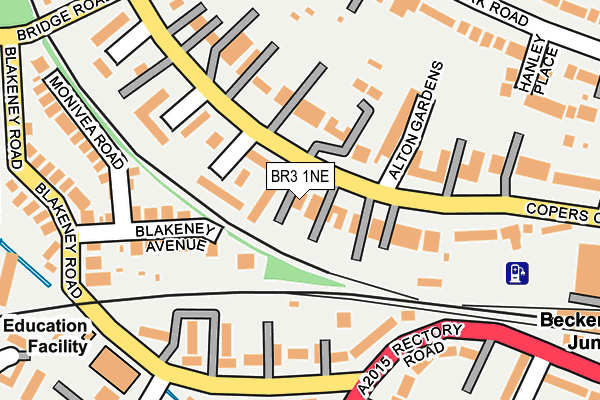BR3 1NE map - OS OpenMap – Local (Ordnance Survey)