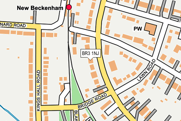BR3 1NJ map - OS OpenMap – Local (Ordnance Survey)