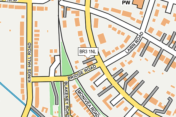 BR3 1NL map - OS OpenMap – Local (Ordnance Survey)