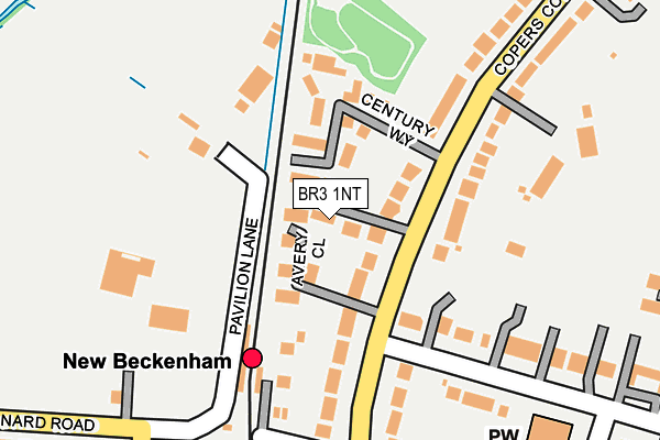 BR3 1NT map - OS OpenMap – Local (Ordnance Survey)