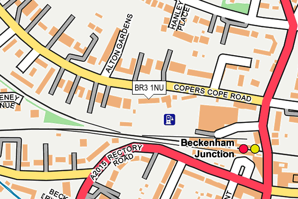 BR3 1NU map - OS OpenMap – Local (Ordnance Survey)