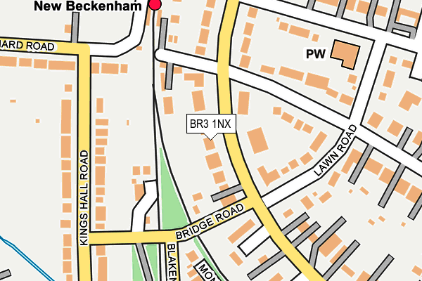 BR3 1NX map - OS OpenMap – Local (Ordnance Survey)