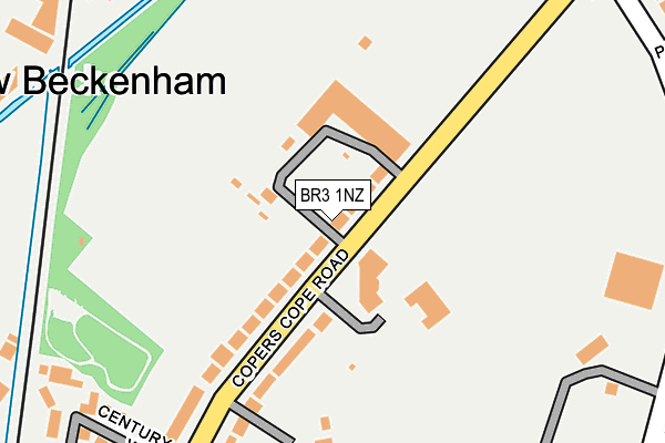 BR3 1NZ map - OS OpenMap – Local (Ordnance Survey)
