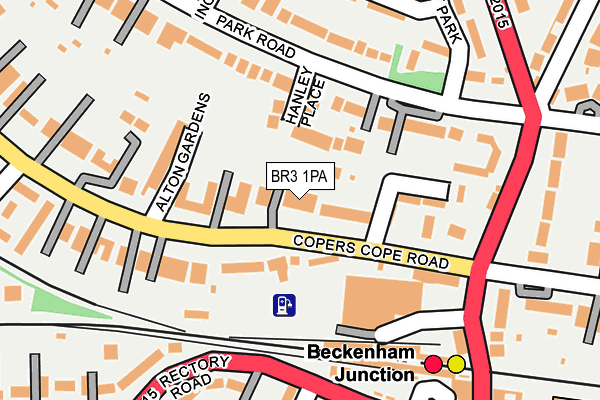 BR3 1PA map - OS OpenMap – Local (Ordnance Survey)