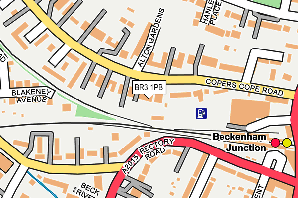 BR3 1PB map - OS OpenMap – Local (Ordnance Survey)