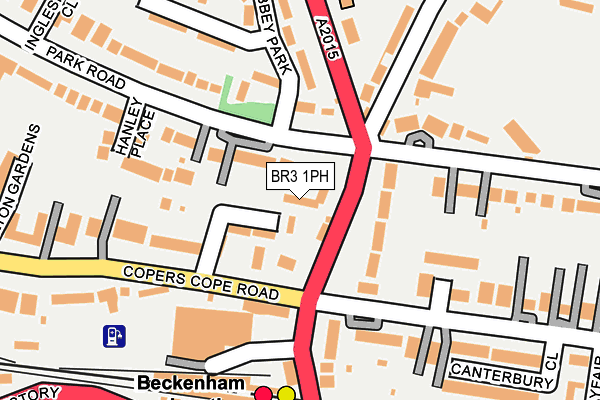 BR3 1PH map - OS OpenMap – Local (Ordnance Survey)