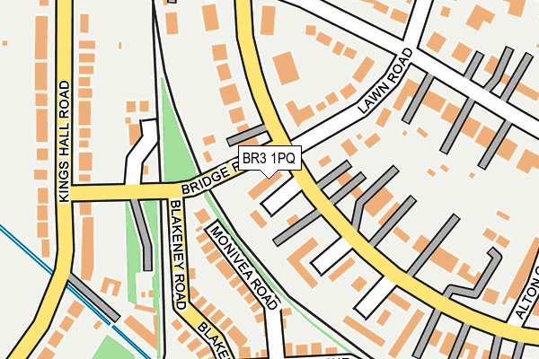 BR3 1PQ map - OS OpenMap – Local (Ordnance Survey)