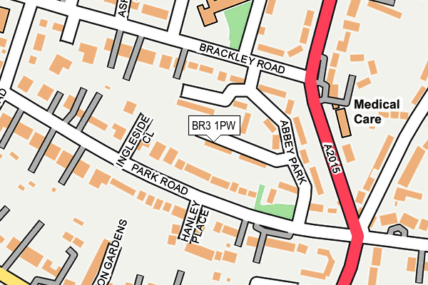 BR3 1PW map - OS OpenMap – Local (Ordnance Survey)