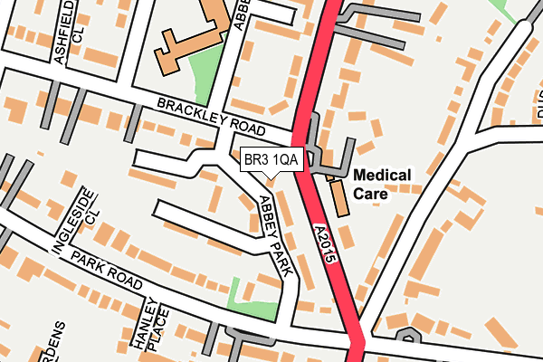 BR3 1QA map - OS OpenMap – Local (Ordnance Survey)