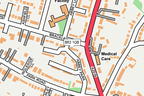 BR3 1QB map - OS OpenMap – Local (Ordnance Survey)