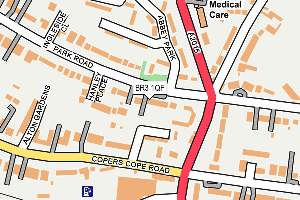 BR3 1QF map - OS OpenMap – Local (Ordnance Survey)