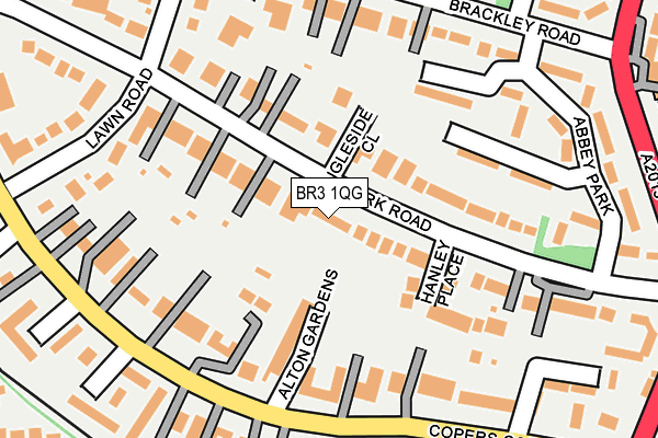 BR3 1QG map - OS OpenMap – Local (Ordnance Survey)