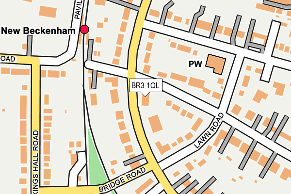 BR3 1QL map - OS OpenMap – Local (Ordnance Survey)