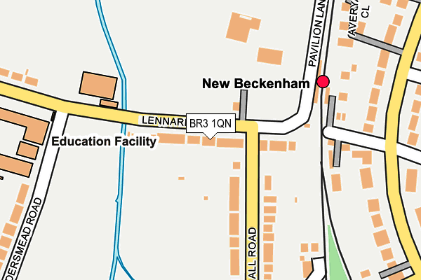BR3 1QN map - OS OpenMap – Local (Ordnance Survey)