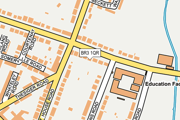 BR3 1QR map - OS OpenMap – Local (Ordnance Survey)