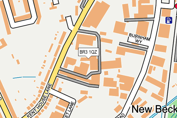BR3 1QZ map - OS OpenMap – Local (Ordnance Survey)