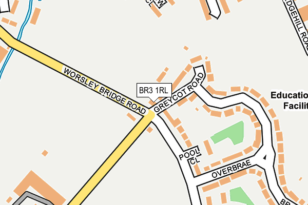 BR3 1RL map - OS OpenMap – Local (Ordnance Survey)