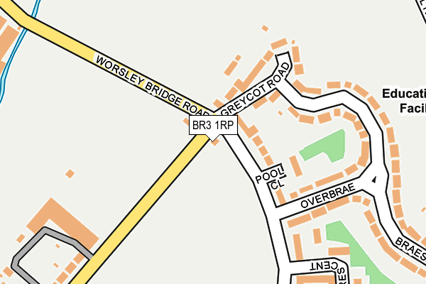 BR3 1RP map - OS OpenMap – Local (Ordnance Survey)