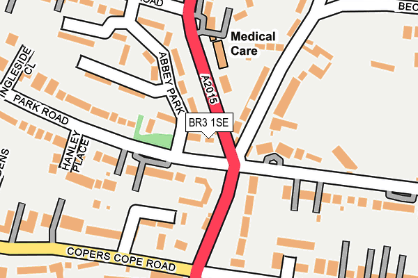 BR3 1SE map - OS OpenMap – Local (Ordnance Survey)