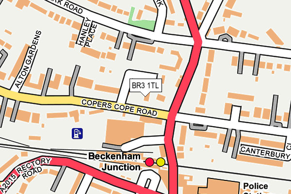 BR3 1TL map - OS OpenMap – Local (Ordnance Survey)
