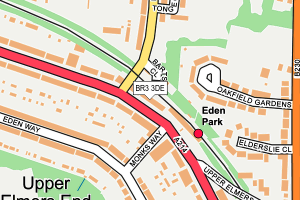 BR3 3DE map - OS OpenMap – Local (Ordnance Survey)