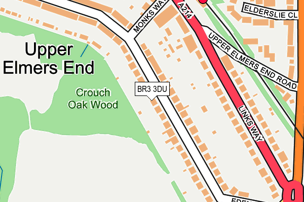 BR3 3DU map - OS OpenMap – Local (Ordnance Survey)