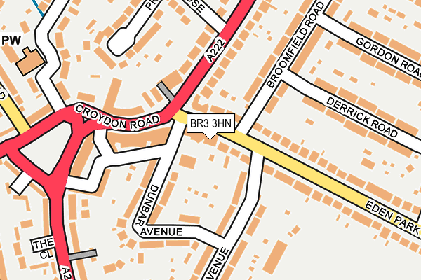 BR3 3HN map - OS OpenMap – Local (Ordnance Survey)