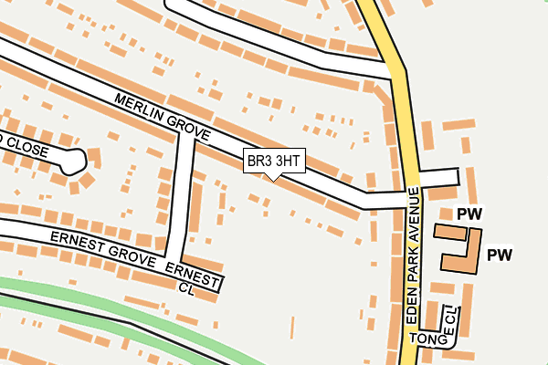 BR3 3HT map - OS OpenMap – Local (Ordnance Survey)