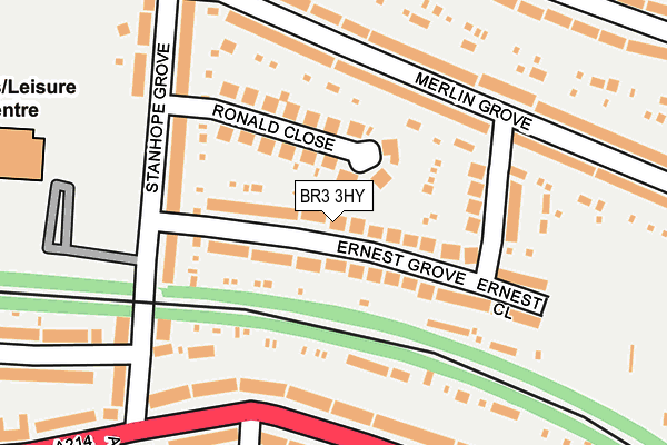 BR3 3HY map - OS OpenMap – Local (Ordnance Survey)
