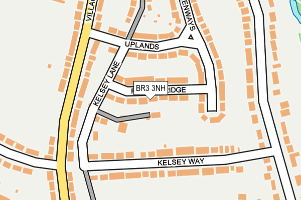 BR3 3NH map - OS OpenMap – Local (Ordnance Survey)